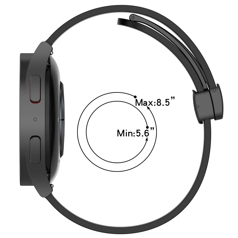 サムスンギャラクシーウォッチ用ストラップ,5プロ,45mm, 4クラシック,46mm, 42mm,ブレスレットベルト,7,6,5,4,アクティブ2,44mm, 40mmスマートバンド