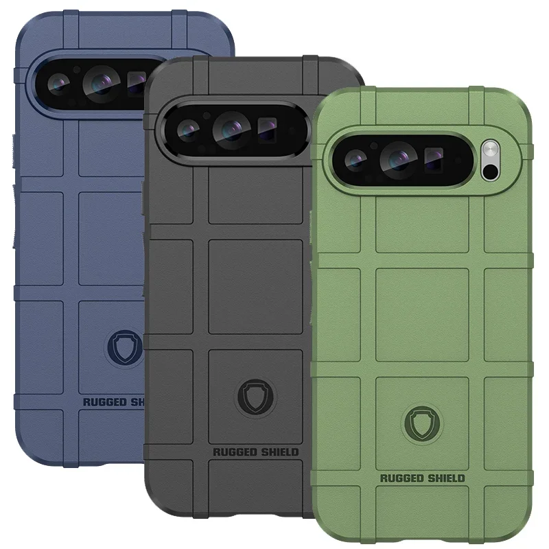 Otter Armor Case Box for Google Pixel 9 Pro XL 8 7 8A Rubbe Case Anti-Shock Rugged Hybrid TPU Shockproof Cover