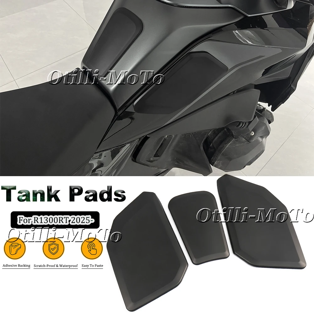 New Motorcycle Accessory Anti-Slip Gas Tank Pad Compatible with BMW R1300RT, R1300 RT, and R1300RT Waterproof Side Gas Tank Pad