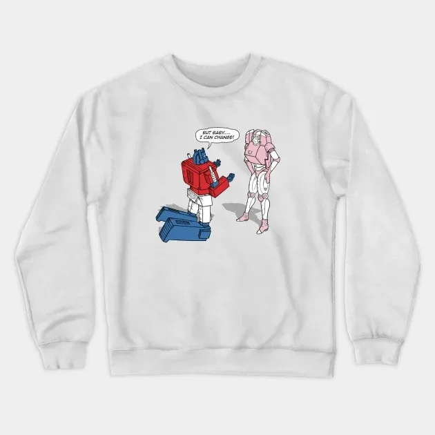 

Autumn Winter Cotton Crew Neck Sweatshirt with Playful Graphic A Great Pick for Enthusiasts of Cartoon and Sci - Fi Fashion