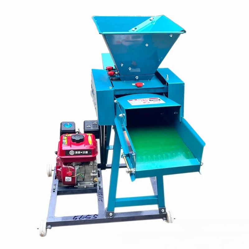 Guillotine machine Straw crusher Guillotine silk kneading machine Dry and wet dual-purpose feed breeding