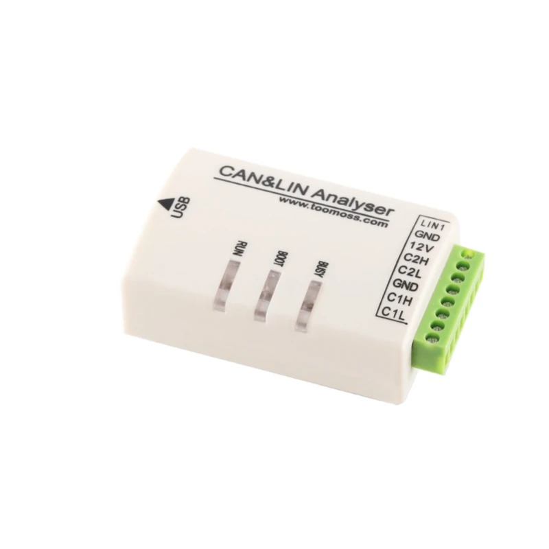 USB to CAN, USB to LIN PWM with 12V Output, Supports DBC LDF Data Analysis and Offline Transmission