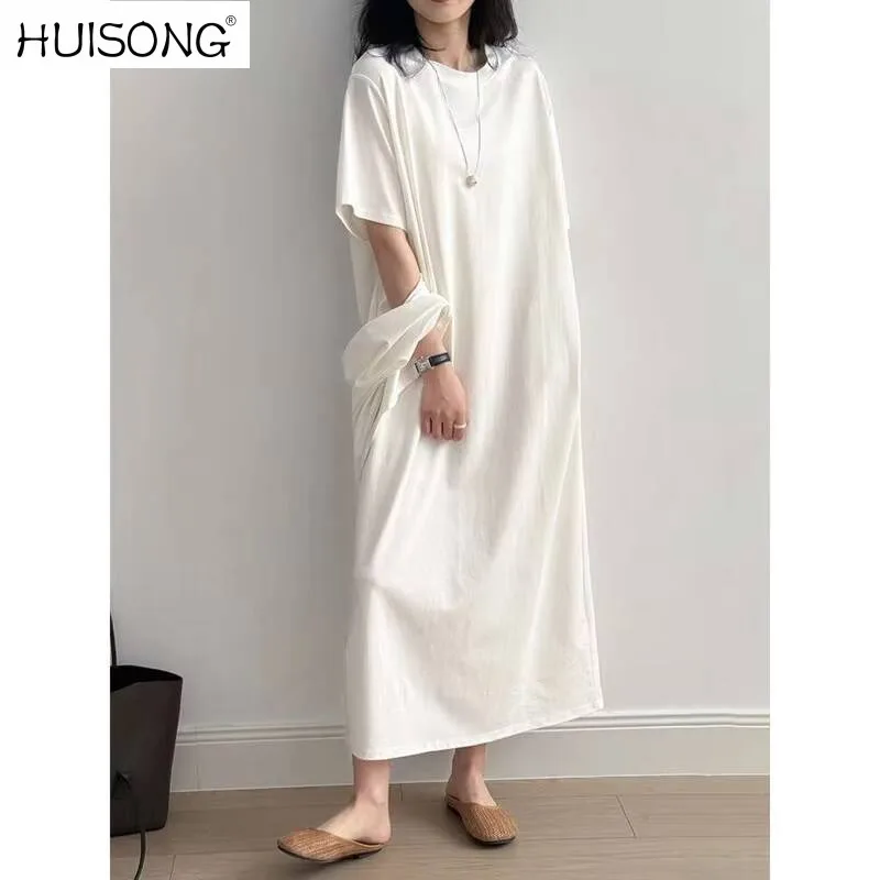 ผู้หญิงสีเทาขนาดใหญ่ที่ถอดออกได้Lace-Upเสื้อยืดชุดใหม่รอบคอแขนสั้นแฟชั่นฤดูใบไม้ผลิฤดูใบไม้ร่วง 2025