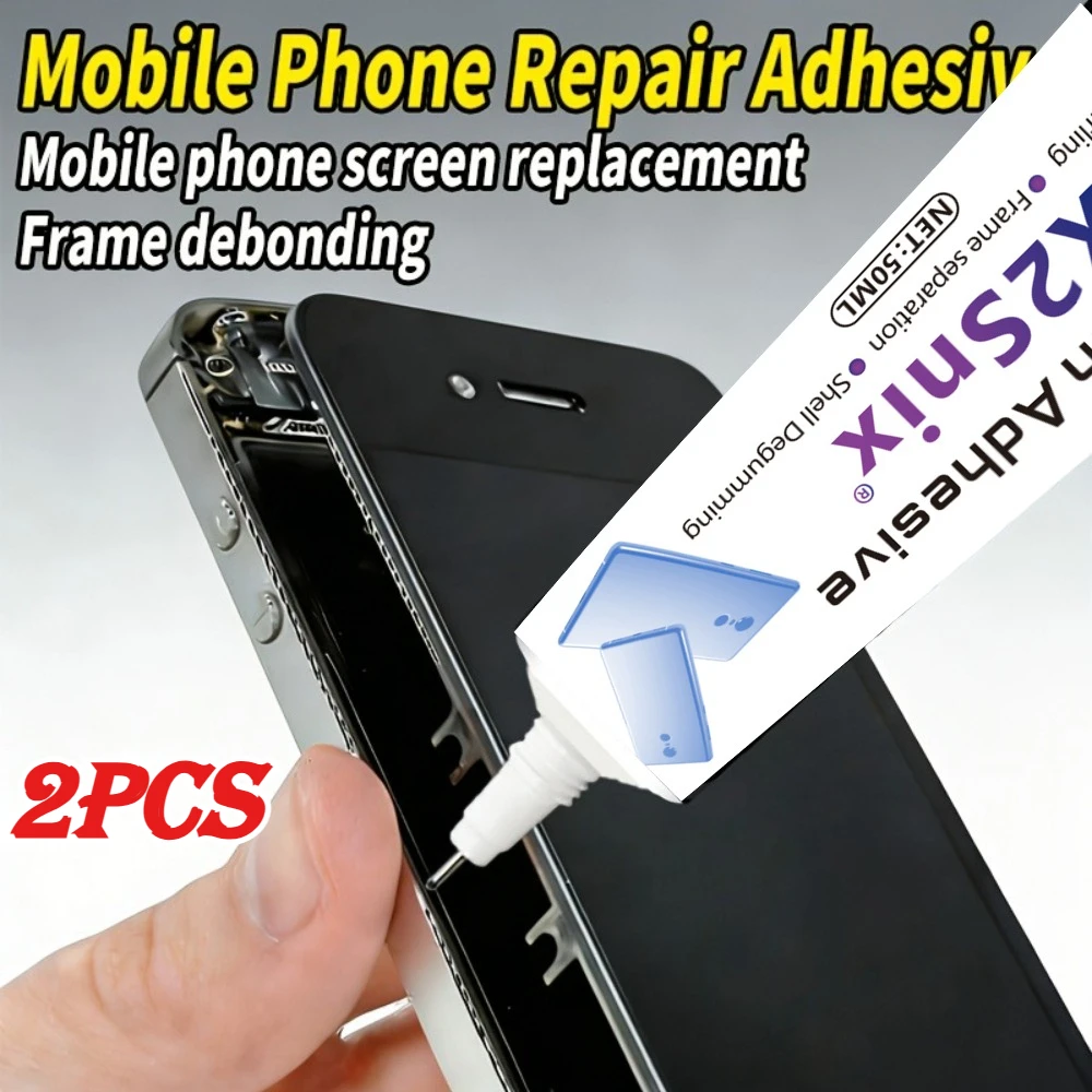 Transparenter Kleber für die Reparatur von Mobiltelefonen, Handy-Bildschirmkleber, wasserfester Schmuck-DIY-Bastelkleber, superstarker Sofortkleber