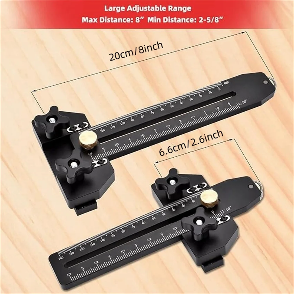 Precision Table Saw Thin Rip Jig – Micro Adjustable Anti-Kickback, Fits 3/8