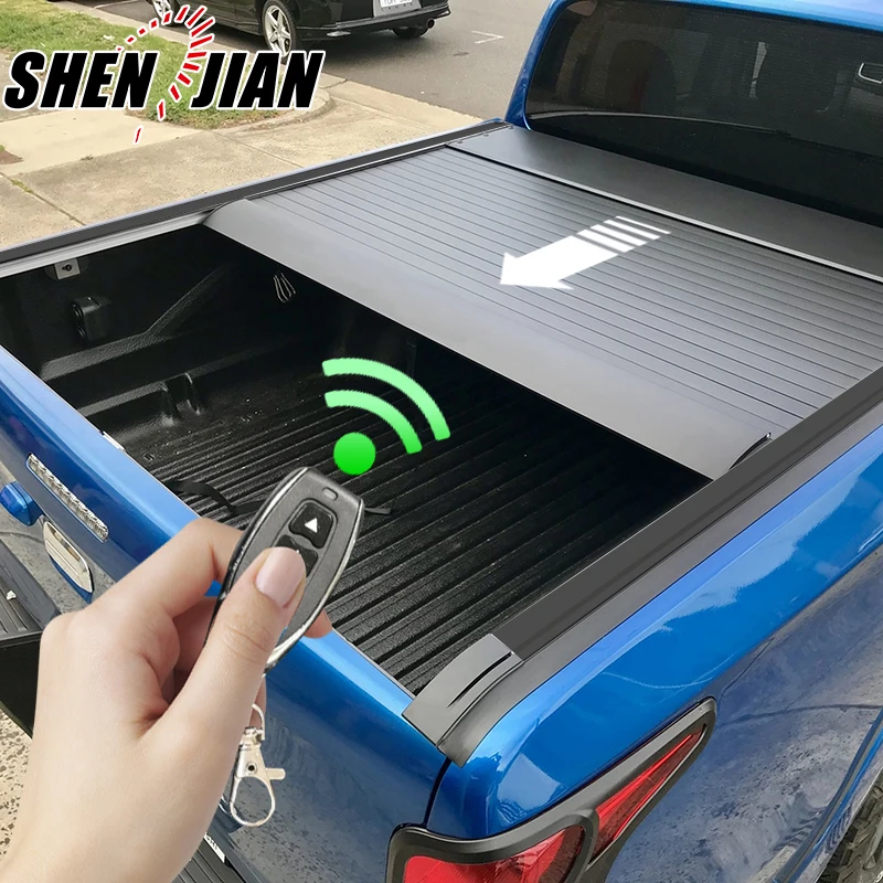 Factory 4x4 Pickup Accessories Truck Bed Cover Electric Roller Lid Hard Tonneau  for Hilux Revo Vigo Tundra Tacoma