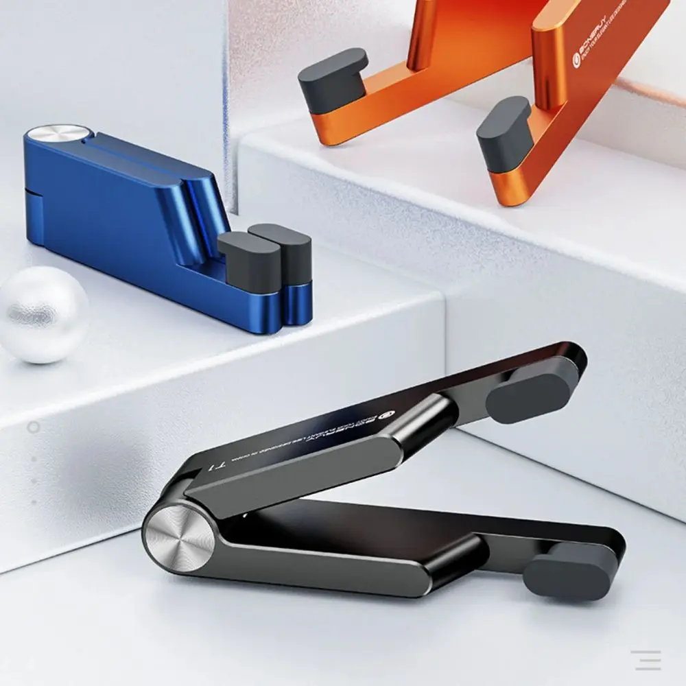 Adjustable Cell Phone Holder Foldable Portable Mobile Phone Bracket Aluminum Alloy Stable Table Phone Holder Office