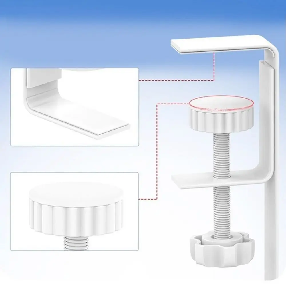 Carbon Steel Under Desk Wire Management Tray Space Saving No Drilling Data Wire Storage Rack with Clamp Power Strip Cord Holder