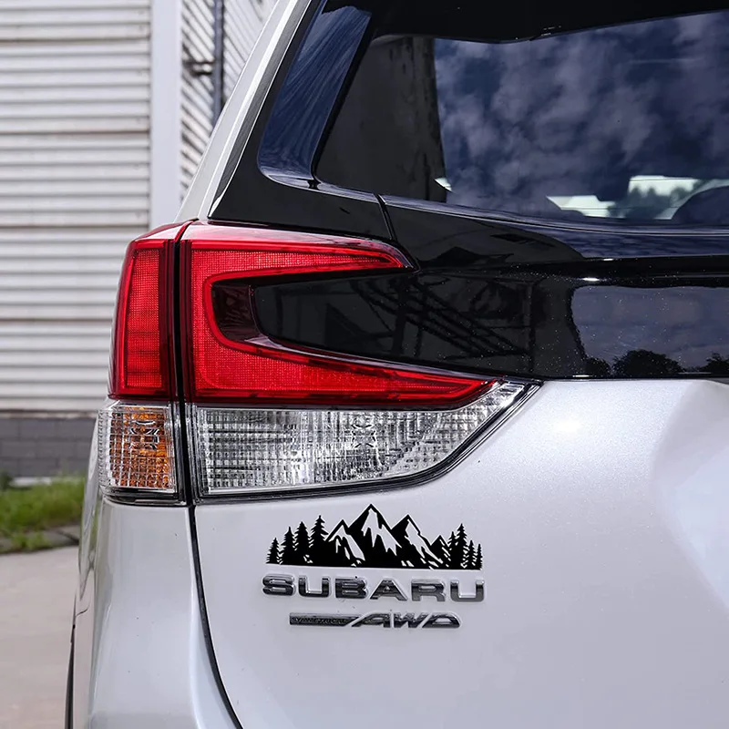 

Car Stickers Snow Mountain Accessories Para Auto Scratch Waterproof Adhesive Autocollants Capot De Voiture For BMW 트럭 스티커