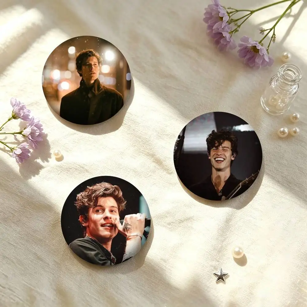 G-Guitar Pop Musician SHAWN MENDES  25 32 44 58 75mm Badges Personalized Round Brooches Pins Accessory Gift