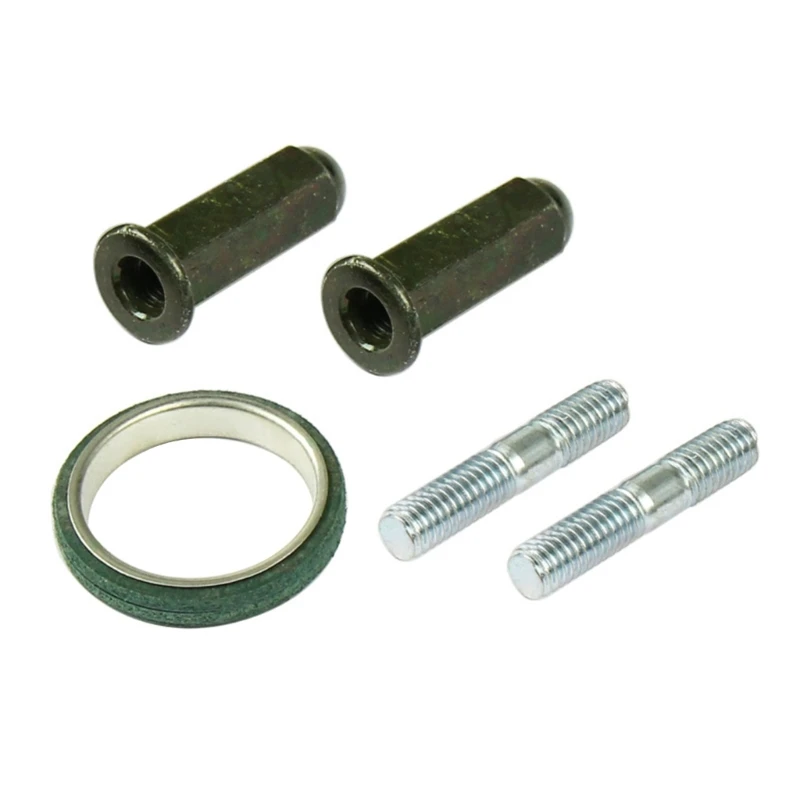 57BA Precisions Fit Exhaust Gasket Set For GY6 QMB139 Engines In Scooters Go Karts And ATVs Heavy Duty Exhaust Bolt and Gasket