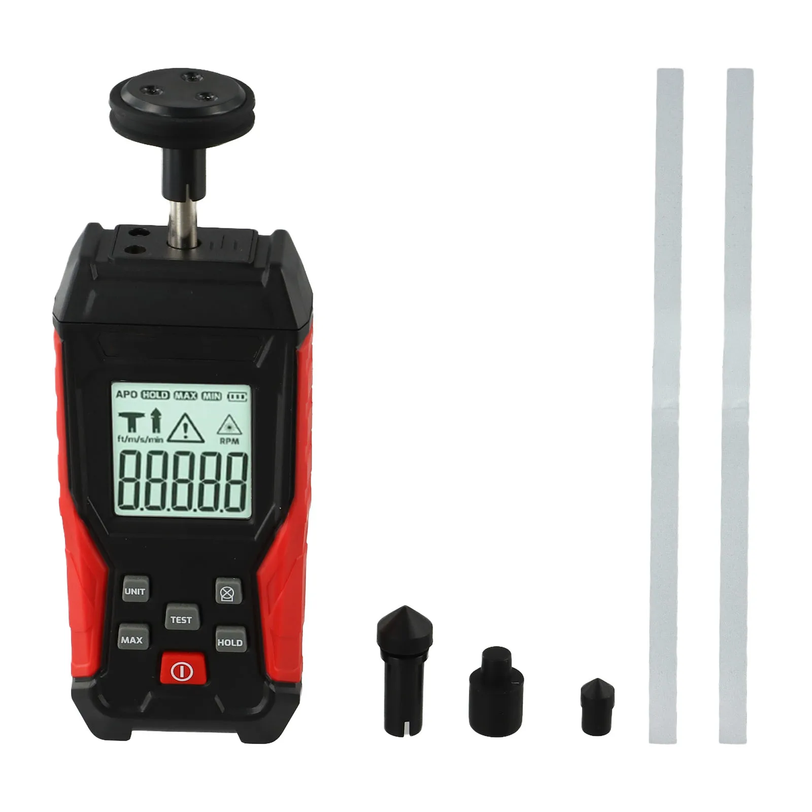 TASI TA500A/B/C Tachometer Contact&Non-contact Digital Tachometer Photo Tachometer High Accuracy Max 100000 RPM Tachometer