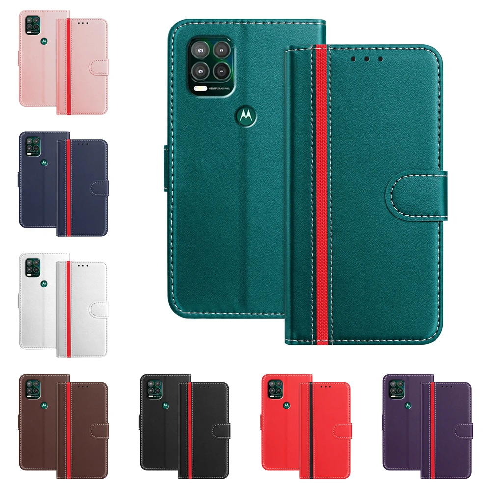 Funda de cuero con tapa para Motorola Moto G Pure Stylus Power Play 2021 2022 2024 Edge30 40 50 Fusion Ultra NEO X30 Pro E13 E22 E32