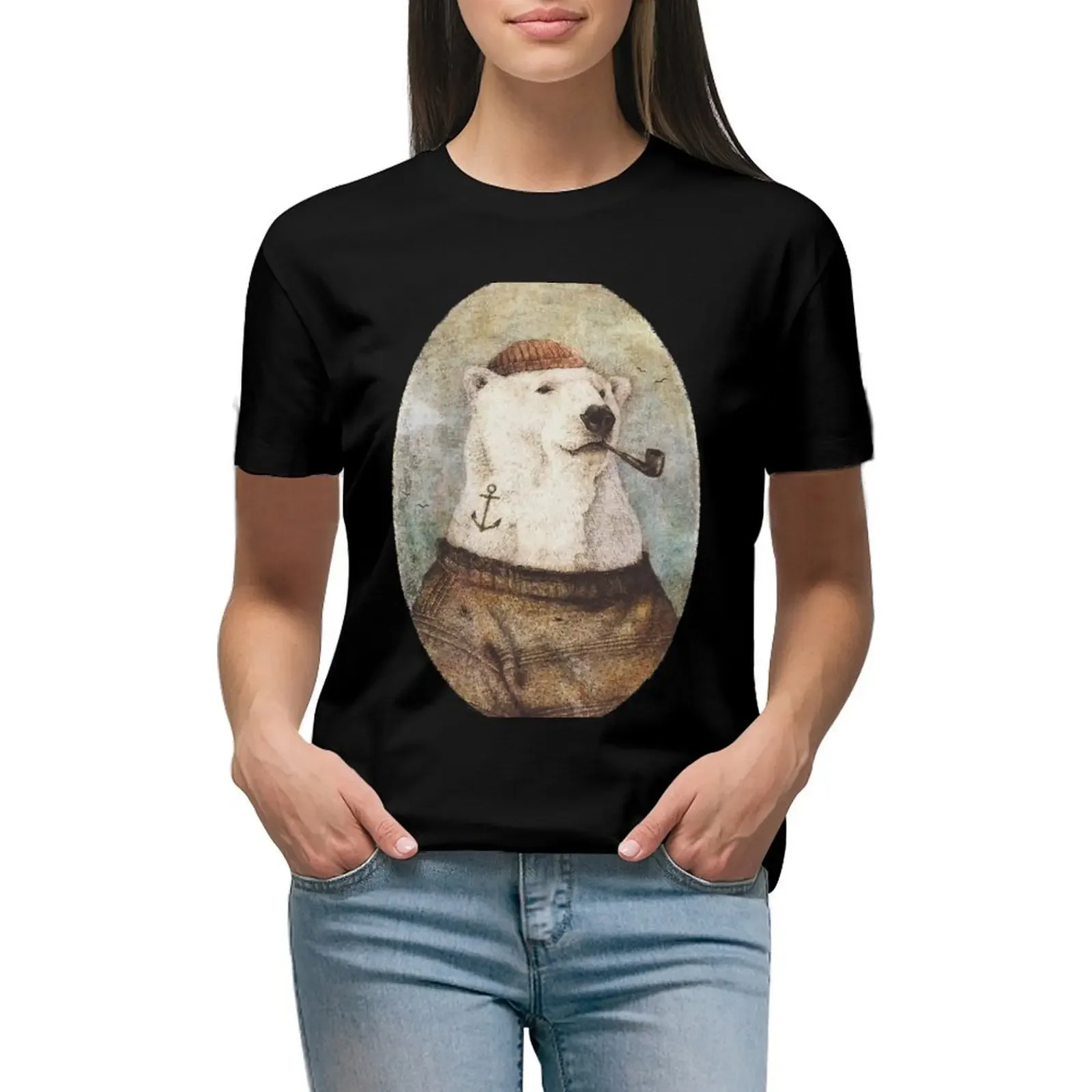 

Onto the Shore T-Shirt graphics funnys Female clothing customs design your own cat shirts for Women