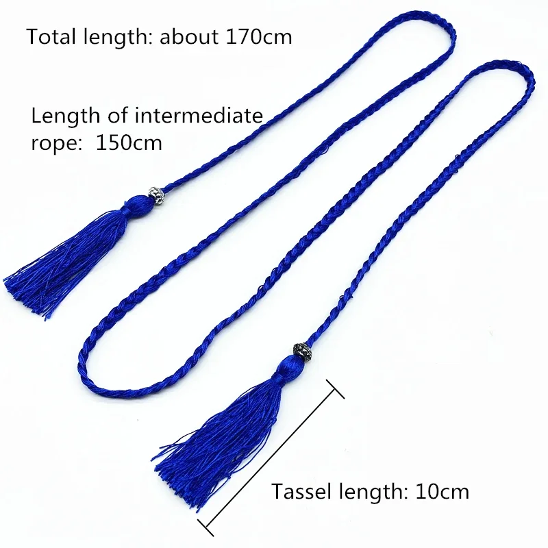 1pcs 170cm Double Head Tassels Hanging Spike Use for Sewing Craft Curtain Decoration Home Textile Products Handmade DIY