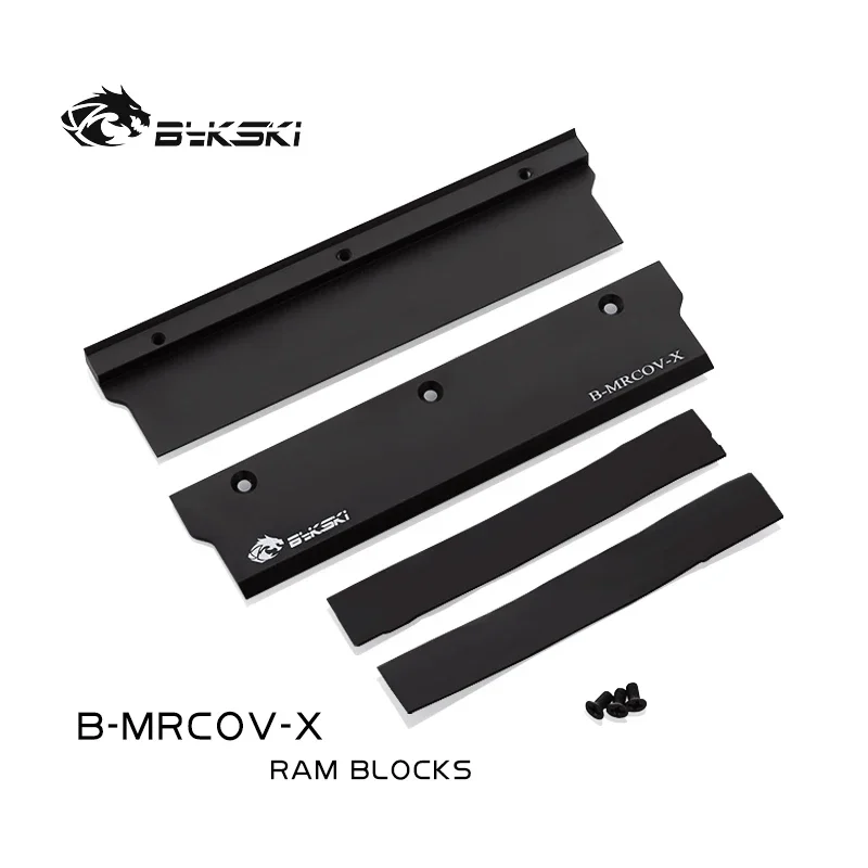 Bykski RAM Armor Cover in alluminio per disco di memoria Anodo Chip di memoria artigianali Dissipatore di calore PC Water Cooler B-MRCOV-X