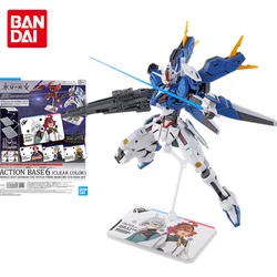 Bandai Original Gundam Model Kit Anime Figure The Witch From Mercury HG ACTION BASE 6 (CLEAR COLOR) Toys Gifts for Children