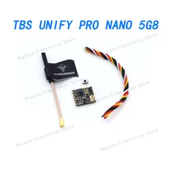 TBS UNIFY PRO NANO 5G8-Le plus petit transmetteur vidéo FPV au monde, avec des niveaux de puissance de 25mW/50mW, Smart Audio et u.FL