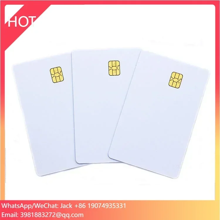 High Quality SLE4442 Chip White Blank PVC Contact IC Smart Card
