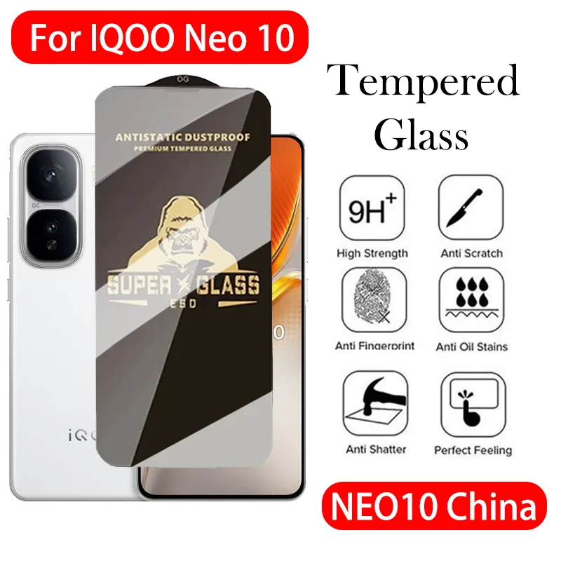 Gorilla Tempered Glass for Vivo IQOO Neo 10 Pro Screen Protector for IQOO Neo 10 Pro