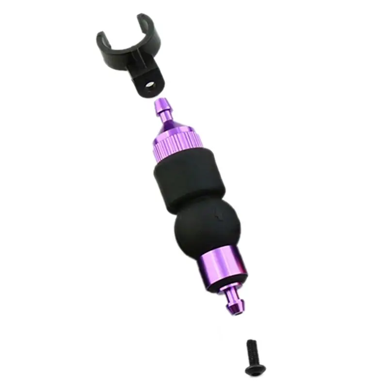 A63T-4X Fuel Filter Nitro Engine Parts Fuel Tank Spare Parts For 1/8 1/10 RC Model Car HSP Kyosho Redcat Himoto HPI,Purple