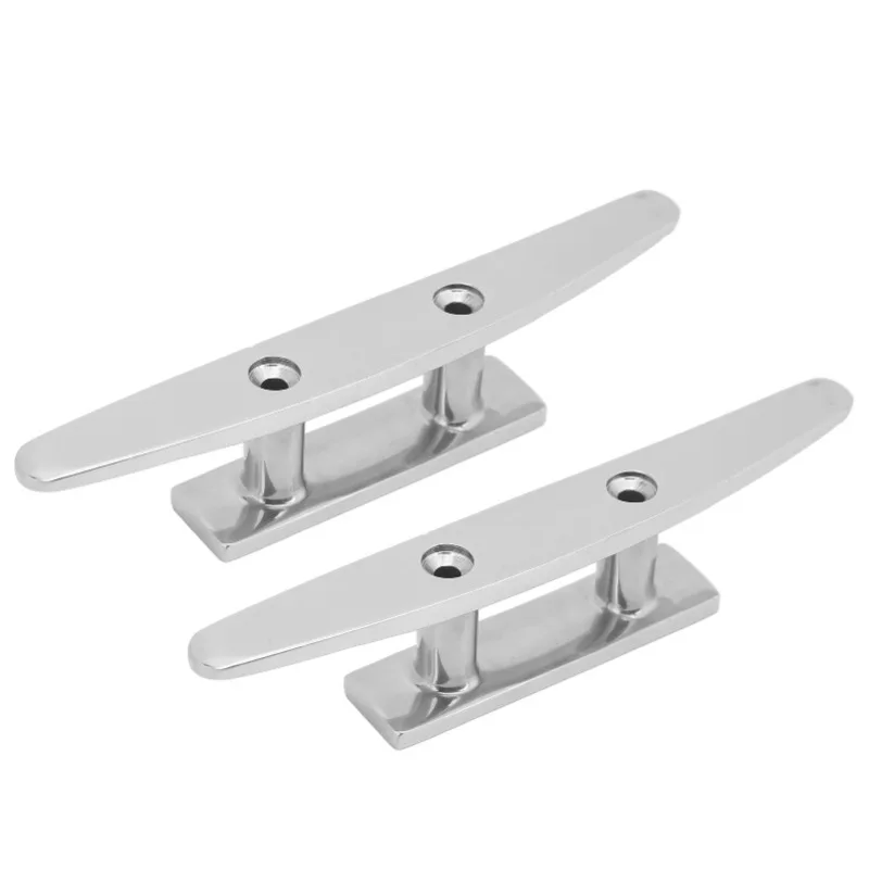 

PCs Boat Cleat Open Base 5in Universal Fit for Watercraft Boat Yacht Kayak Jet Ski Docks Decks