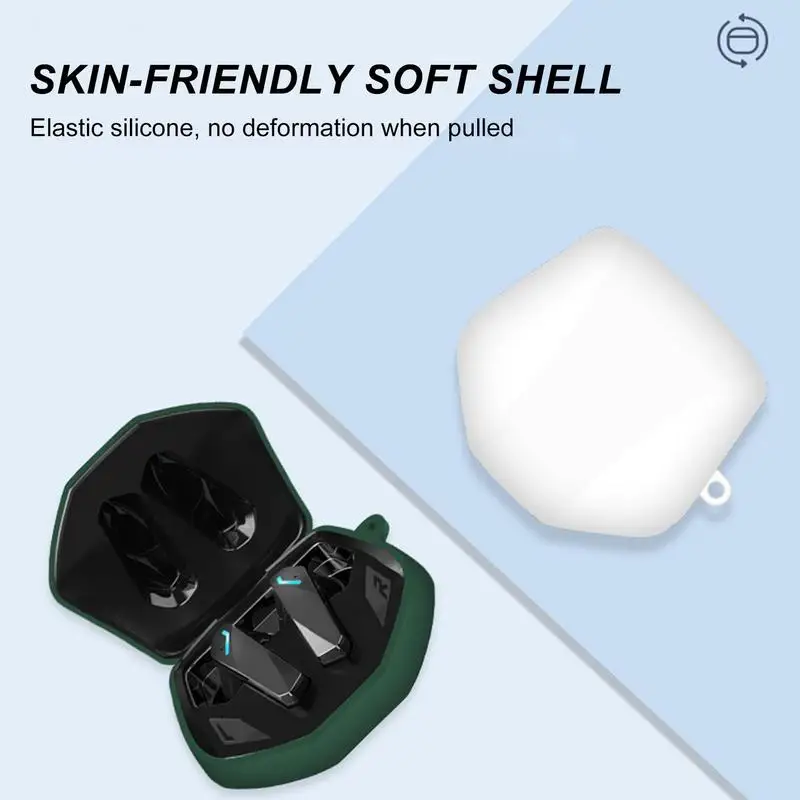 Estuche rígido para auriculares GM2 PRO, bolsa de almacenamiento para auriculares, caja de silicona para auriculares inalámbricos