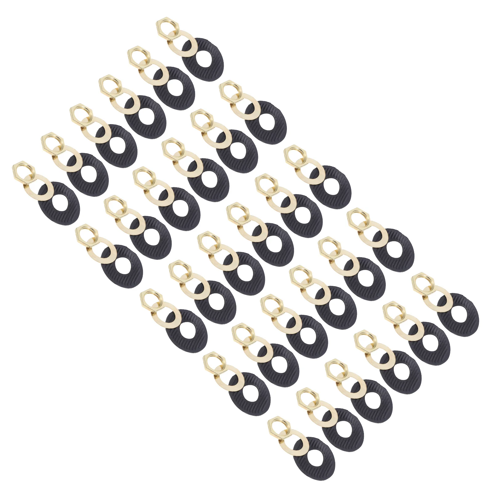 

30Sets Clock Making Kit Quartz Movement Repair Parts DIY Clock Repair Accessories Nuts Washers Gaskets Wallclock Replacement