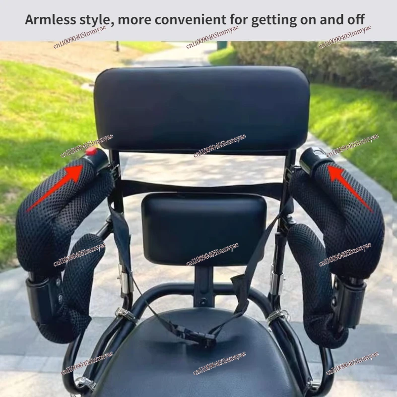 

Electric Scooter Scooter Rear Foldable Child Seat, Baby with Fence Safety Armrest Seat Suitable for Children Over Two Years Old