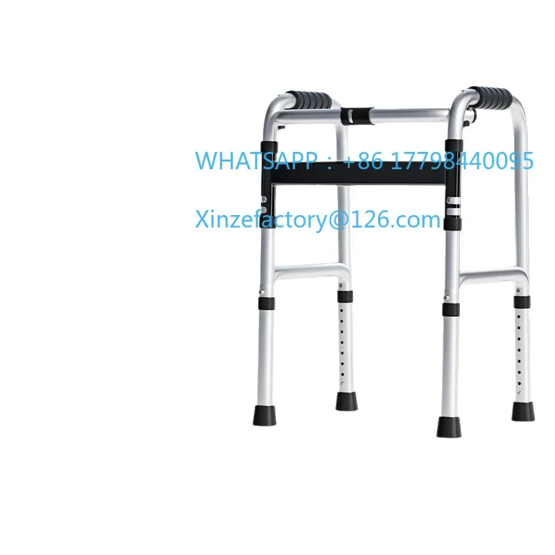 

Customizable walker for the elderly can sit on four-legged crutches