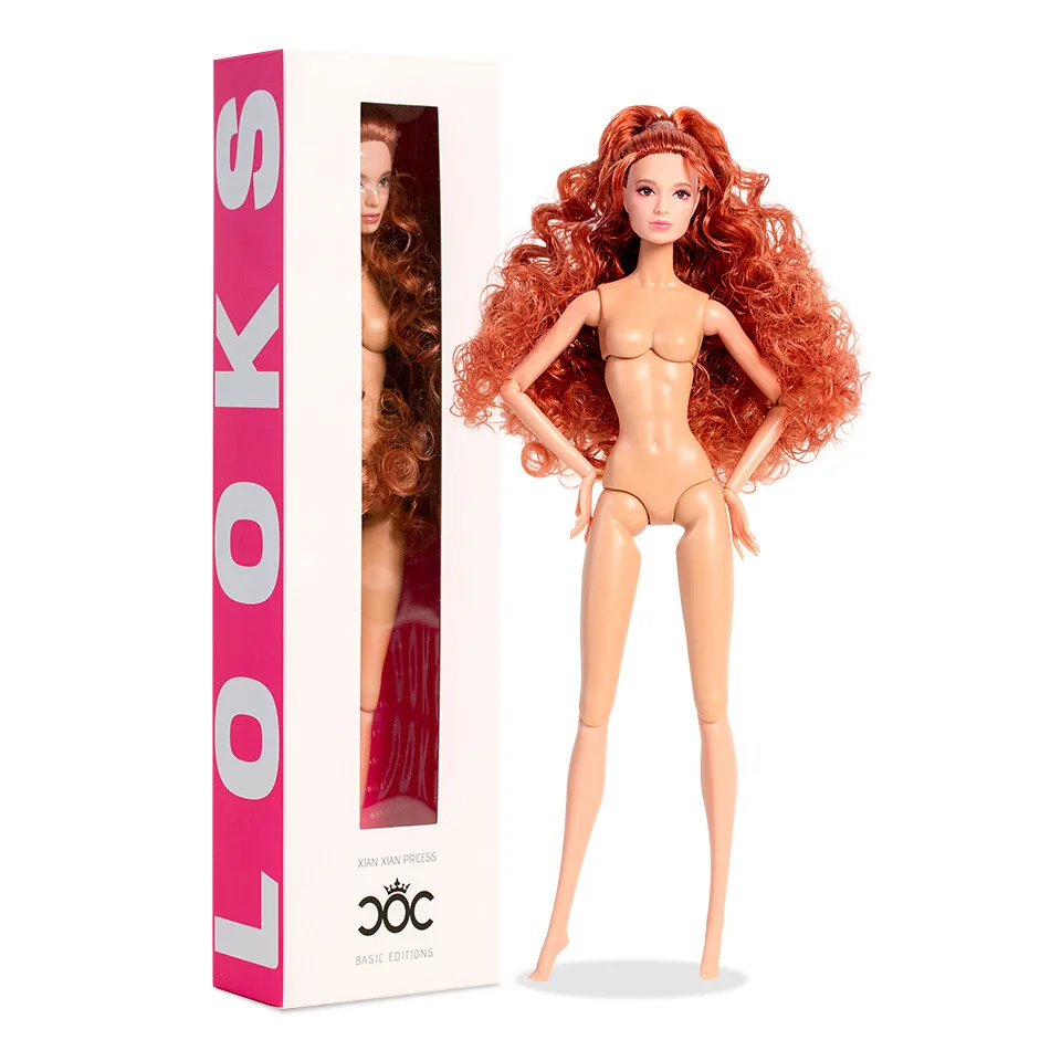 European Fashion 1/6 BJD Doll Body Collector Limited Collection Daily Outfit Party Gown for Barbie Doll DIY Toys Birthday Gifts