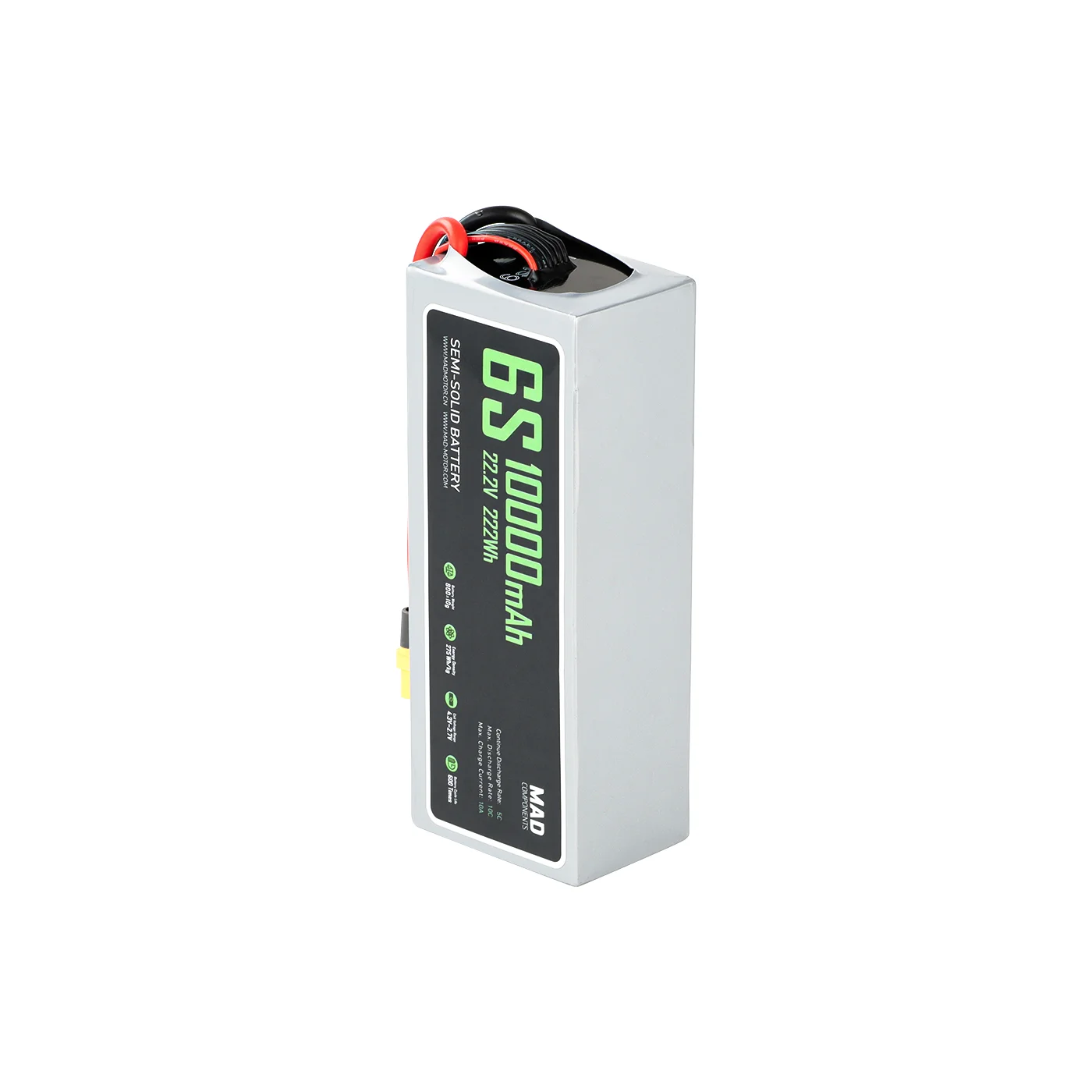 

ATV 6S 10Ah Semi Solid State Lithium-ion Drone Battery Higher Energy Density For UAV Drone