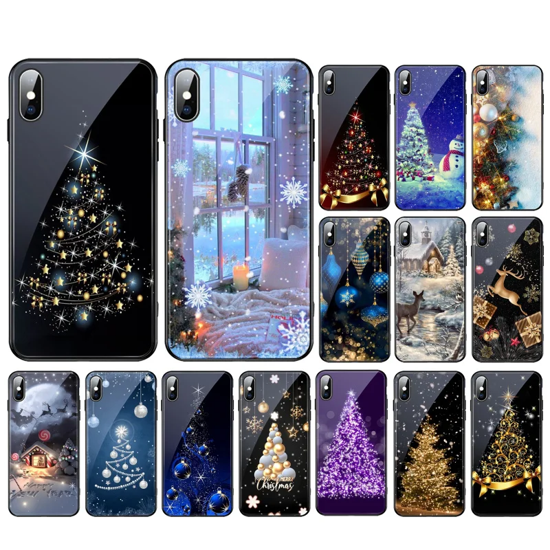 

Christmas Glass phone case For Samsung Galaxy A13 A14 A22 A32 A71 A33 A52 A53 A72 A50 A23 A34 A54