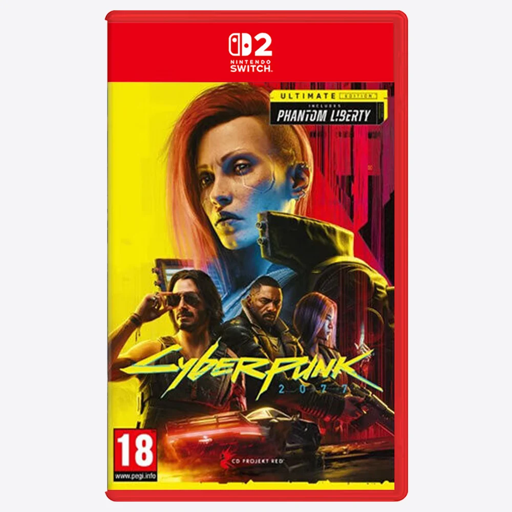 Cartouche de jeu physique Nintendo Switch 2 Cyberpunk 2077 Ultimate Edition – Offres de jeux Nintendo Switch 2 – Prise en charge d'un joueur pour Switch 2