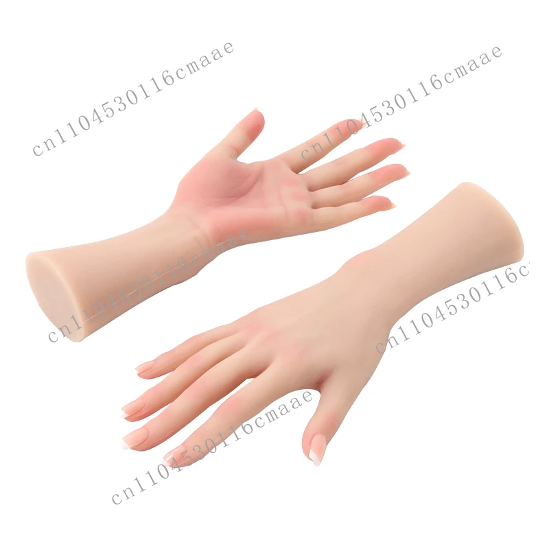 

Female Silicone Hand Model, Used for Manicure Practice, Manicure Training, Jewelry Display, Watch Display, Soft Hand Model