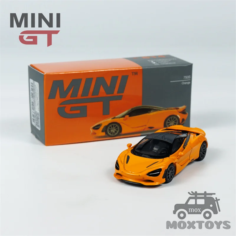 MINI GT 1:64 750S Orange modèle de voiture moulé sous pression