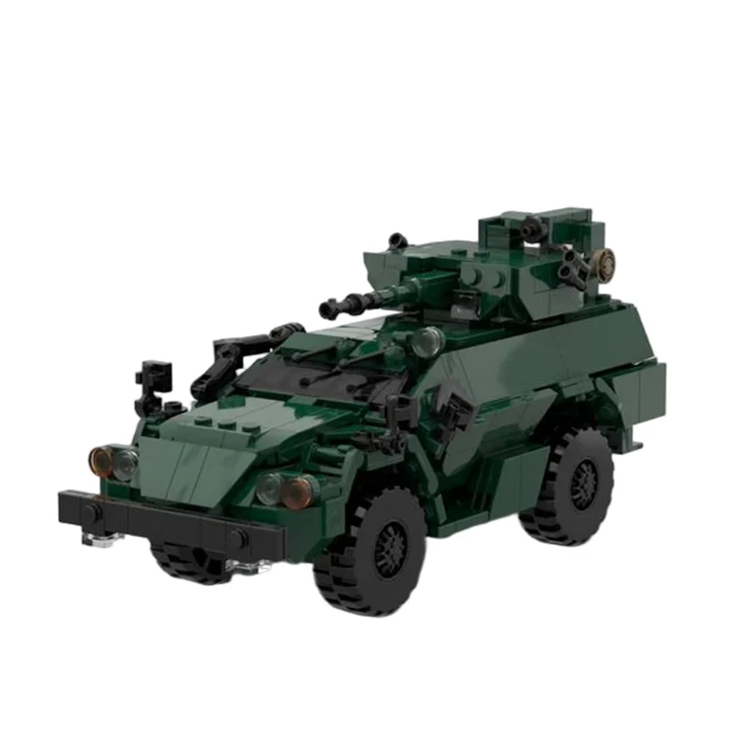 Bpm-97 Armored Car Model MOC Building Bricks War Equipment Modular Technology Gifts Holiday Assemble Children Toys Suit