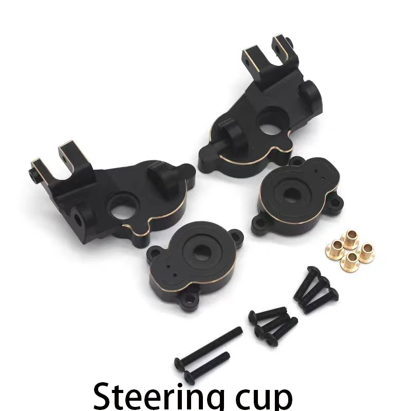 Yikong yk4107 Modernizacja akcesoriów metalowych Pancerz podwozia Przeciwwaga Drążek kierowniczy Przednie tylne osie Auto Logos