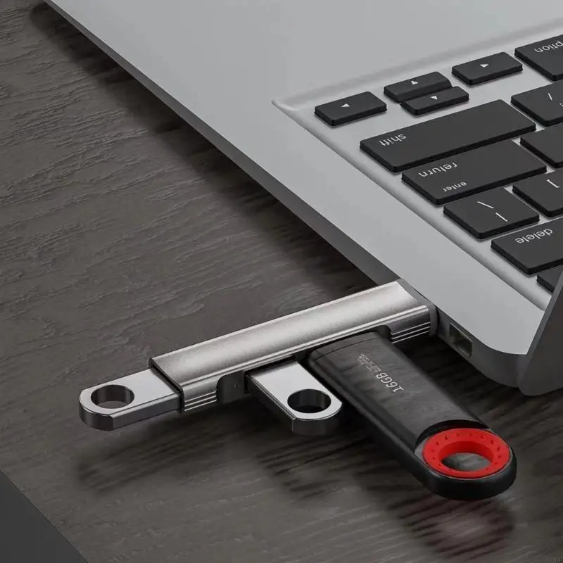 3 In 1 USB Adaper 3Port USB 2.0 Splitter voor pc -computertabletten