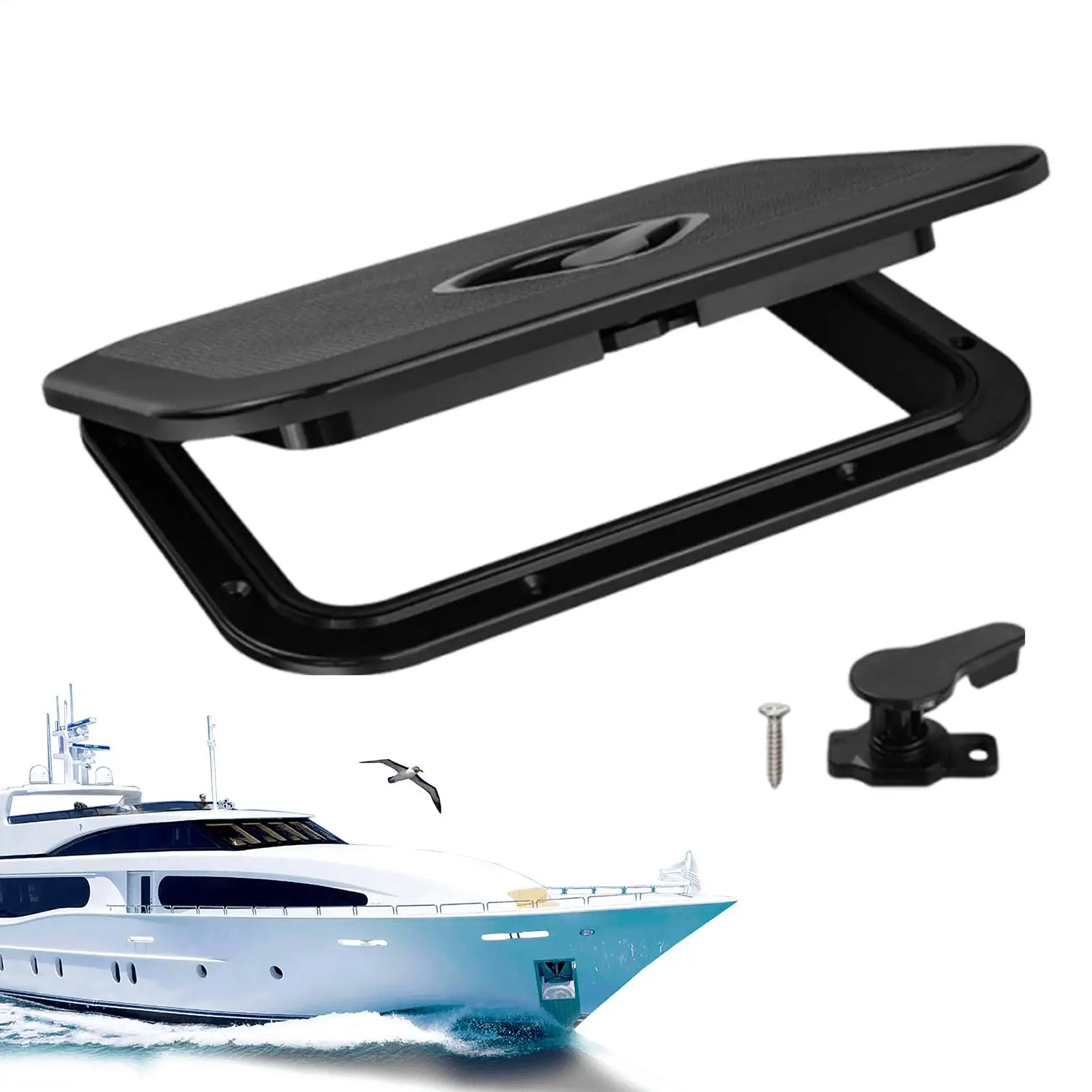 

Люк для лодки, прямоугольная прокладка крышки люка для лодки, уплотнительная нескользящая защитная петля для морской крыши, яхт, паруса, каяка, напольных лодок