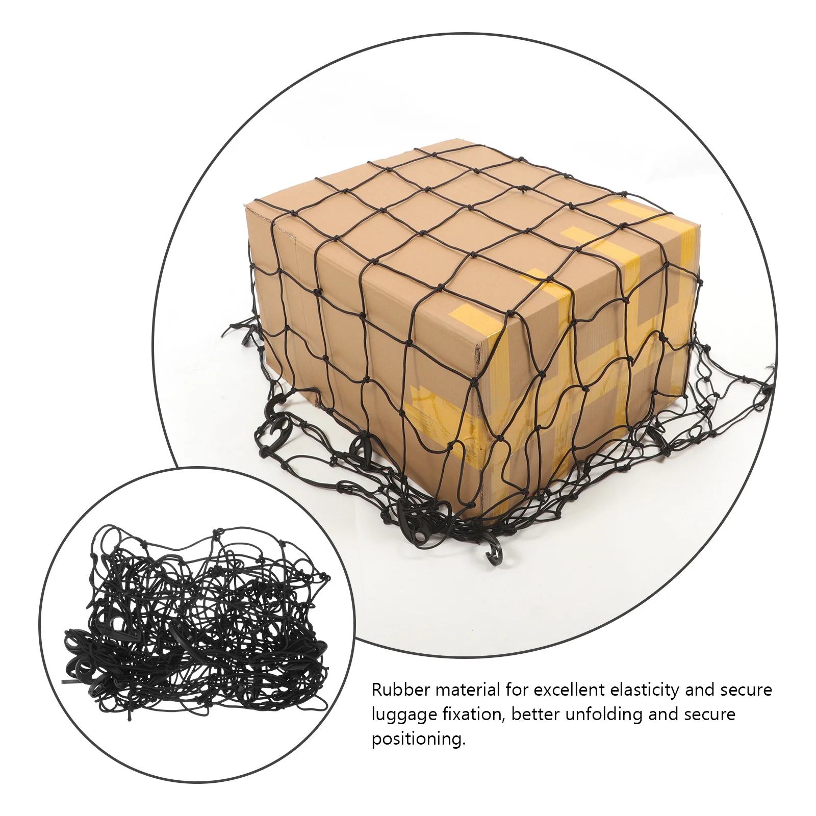 

Car Roof Organizer Suv Cargo Net Storage Net Rubber Material Knotted Grid Prevent Small Item Loss Vehicle Accessories