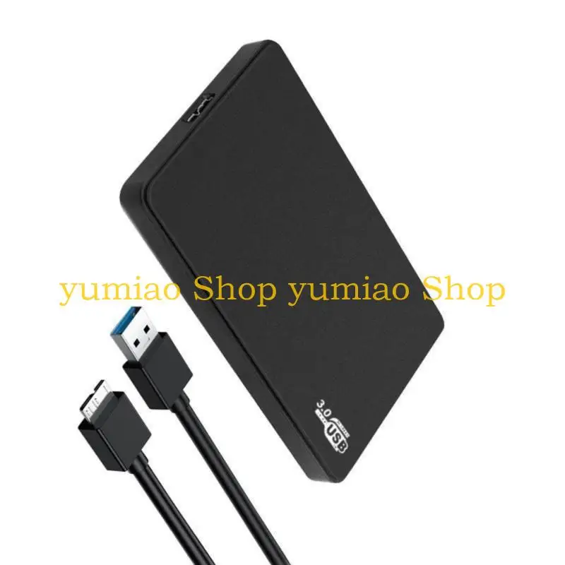 587B Fast Speed 2.5inch SATA3.0 to USB C Externals Hard Drive Enclosure for UASP Sata3.0 Support, Up to 6TB