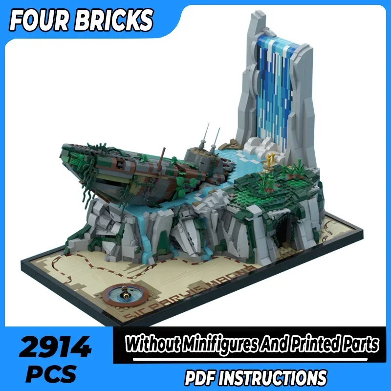 

Moc строительные кирпичи, известная игровая серия, модель, немецкая технология U-Boat, модульные блоки, подарки, игрушки для детей, наборы «сделай сам», сборка