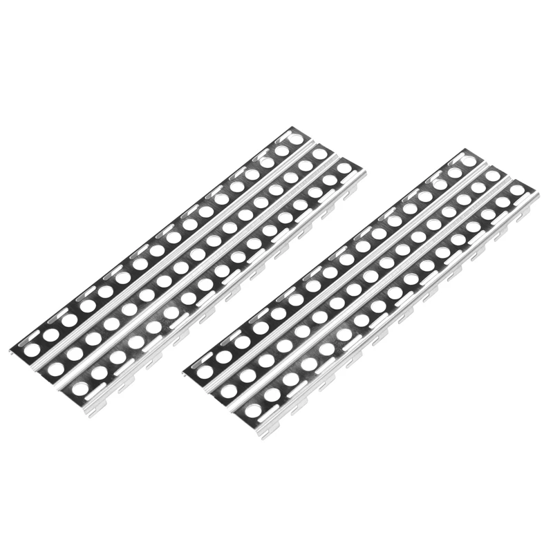 ●2Pcs Stainless Steel Sand Ladders Board for Axial SCX10 -4 D90 1/10 RC Crawler Car