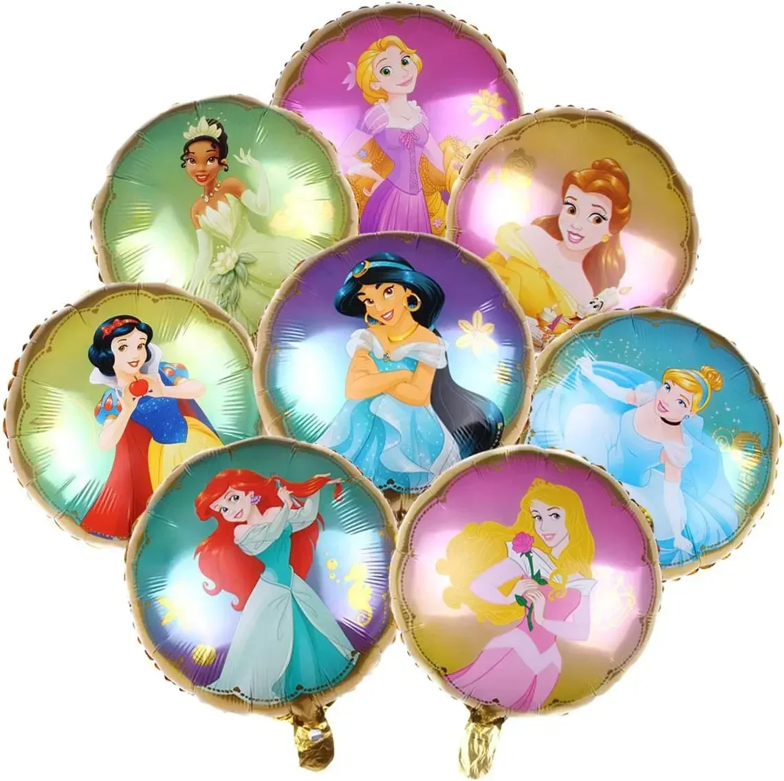 Prinses Verjaardagsfeestje Decor Meisjes Partij Ballonnen Servies Plaat Cake Topper Meisjes Verjaardag Photo Booth Baby Douche Decoratie