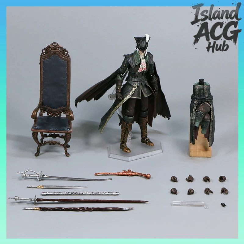 

Figma 536 DX Bloodborne Maria of the Astral Clocktower Old Hunter Joint Action Figure Anime Collectible Model Toy Desktop Decor