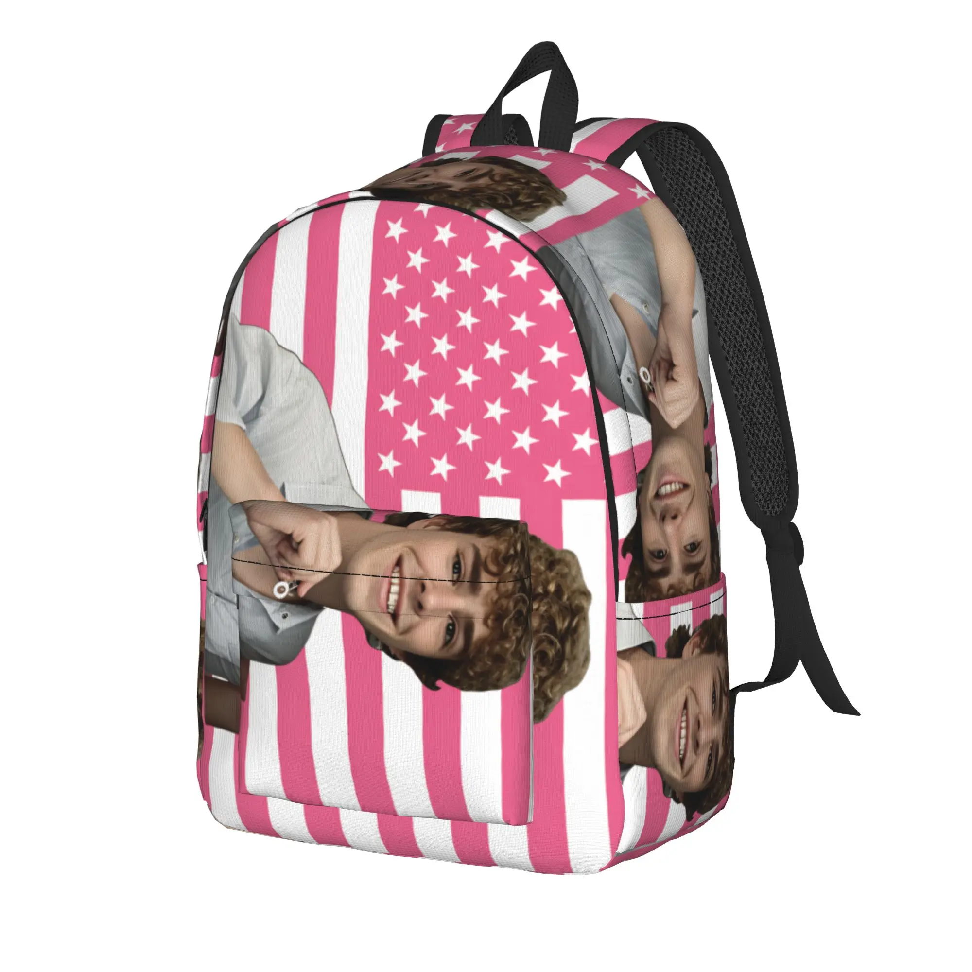 Walker Scobell (Smile) Mask USA Actor Backpack  Travel Backpacks Student Kawaii School Bags High Quality Breathable Rucksack