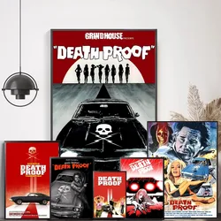 Film Death Proof Action Classic Vintage Posters Decoracion Painting Wall Art White Kraft Paper Kawaii Room Decor