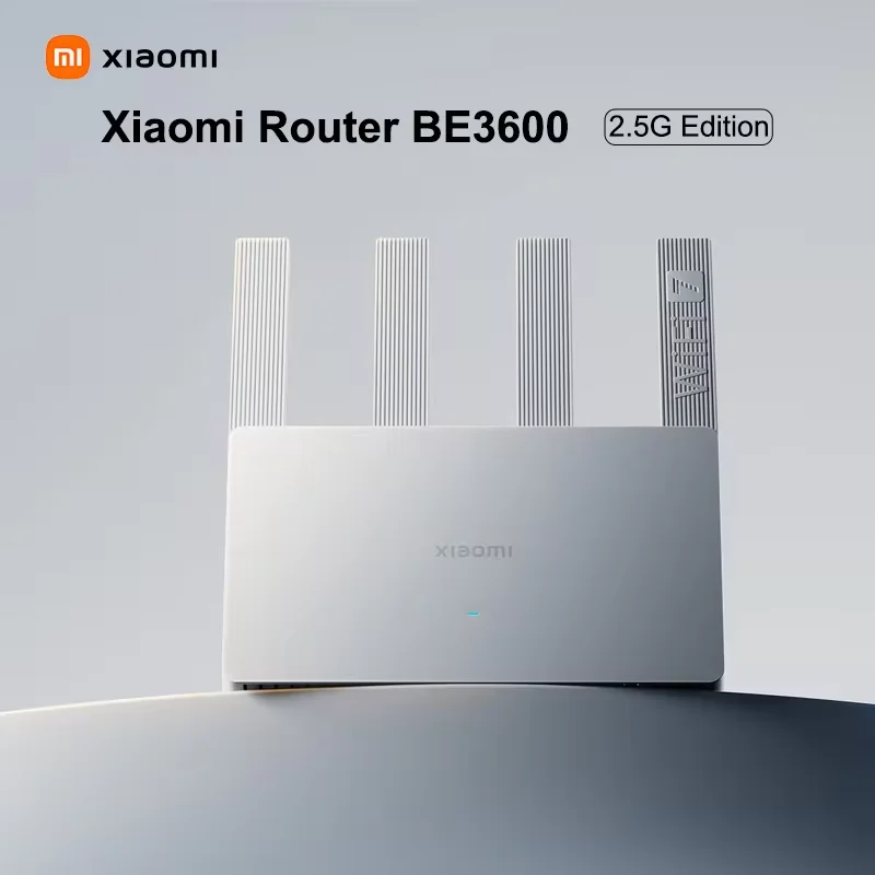 Xiaomi Router BE3600 nuova porta Ethernet WiFi7 2.5G 3600 Mbps NetworkSpeed Ultra veloce funziona con l'app Mi Home