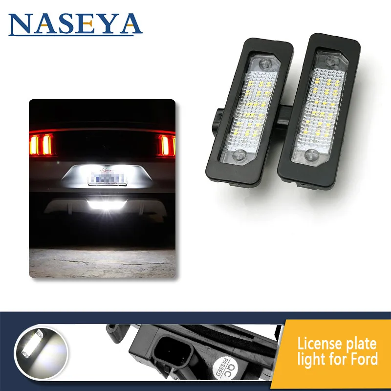 

2Pcs/set Error Free 12V Canbus LED Number License Plate Light For Ford Mustang 2010-2014 Focus 2008-2012 Taurus 2010-2015